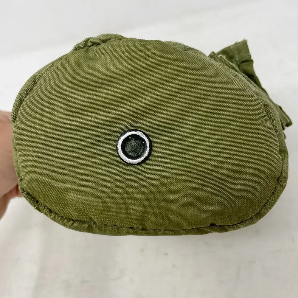 Vintage US Military Olive Drab Canteen Cover Plastic Canteen No Lid